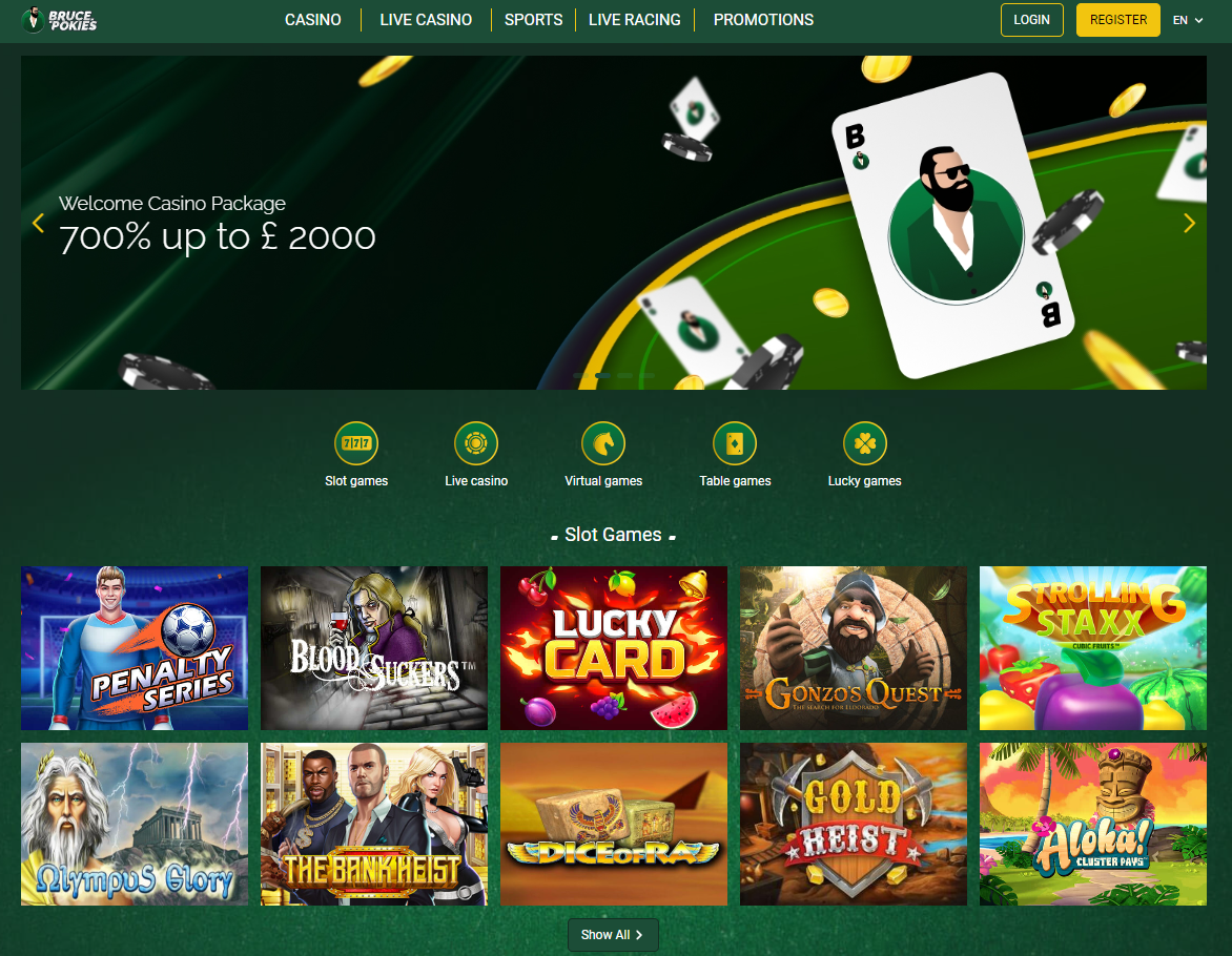 Unlock the Best Bonuses with Bruce Pokies Casino Promo Codes